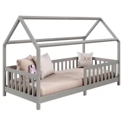 Hausbett NINA In 90 X 200 Aus Kiefer In Grau