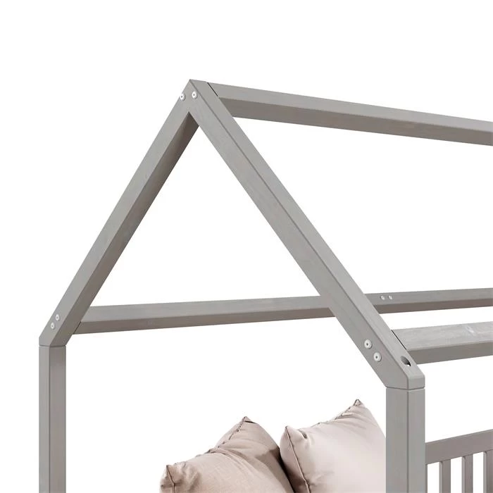 Hausbett NINA In 90 X 200 Aus Kiefer In Grau 4 Hausbett NINA In 90 X 200 Aus Kiefer In Grau – Bild 4