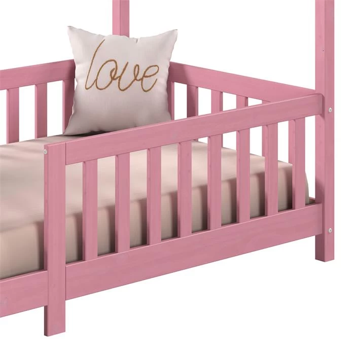 Hausbett NINA In 90 X 200 Aus Kiefer In Rosa 5 Hausbett NINA In 90 X 200 Aus Kiefer In Rosa – Bild 5