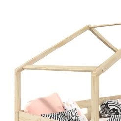 Hausbett ENA 90 X 200 Cm Mit Rausfallschutz Und Zwei Schubladen In Natur 9 Hausbett ENA 90 X 200 Cm Mit Rausfallschutz Und Zwei Schubladen In Natur -Berühmt Möbel 71380 3