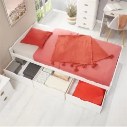 Bett Mit Stauraum MIA 90x190 Cm, Kiefer Weiß 11 Bett Mit Stauraum MIA 90x190 Cm, Kiefer Weiß -Berühmt Möbel 7143 AC4