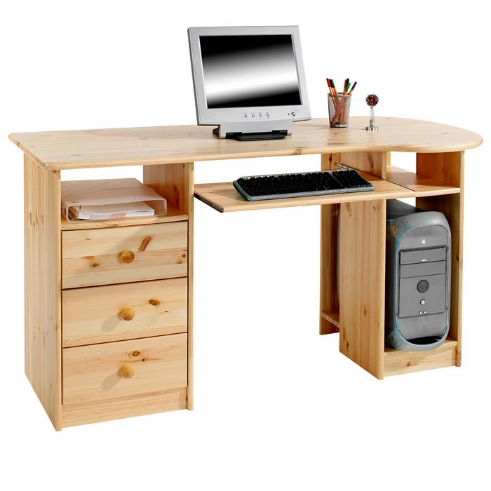 PC-Schreibtisch BOB In Der Farbe Natur 1 PC-Schreibtisch BOB In Der Farbe Natur