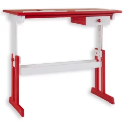 Kinderschreibtisch Weiß/rot FLEXI -Berühmt Möbel 7225 3