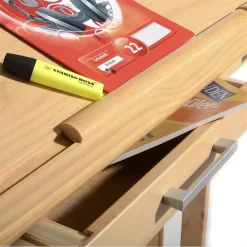 Kinderschreibtisch OLIVIA Aus Kiefer Mit Schubladen Buchefarben -Berühmt Möbel 7229 3