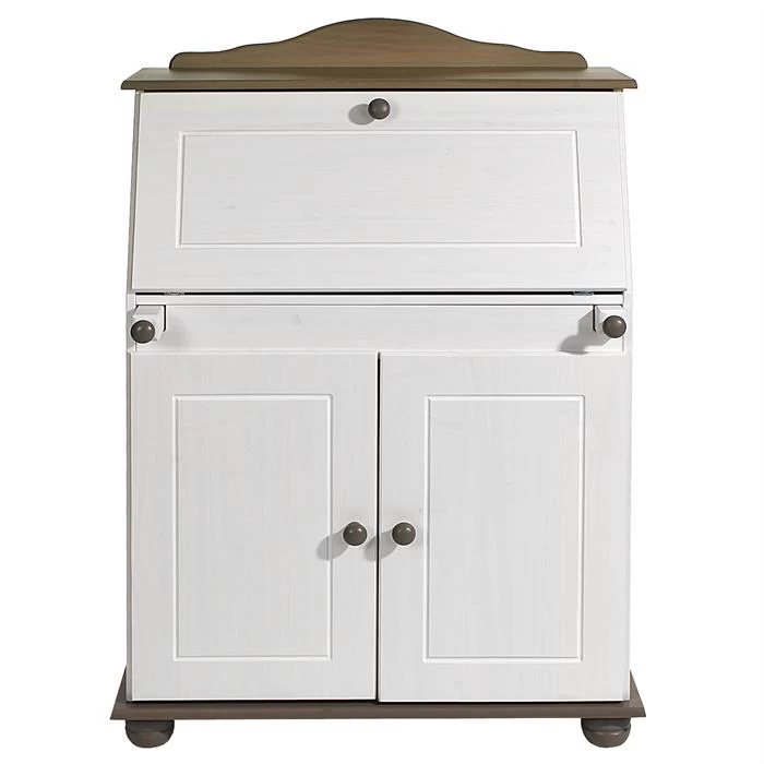 Sekretär DAVID COLMAR Taupe/weiß 3 Sekretär DAVID COLMAR Taupe/weiß – Bild 3