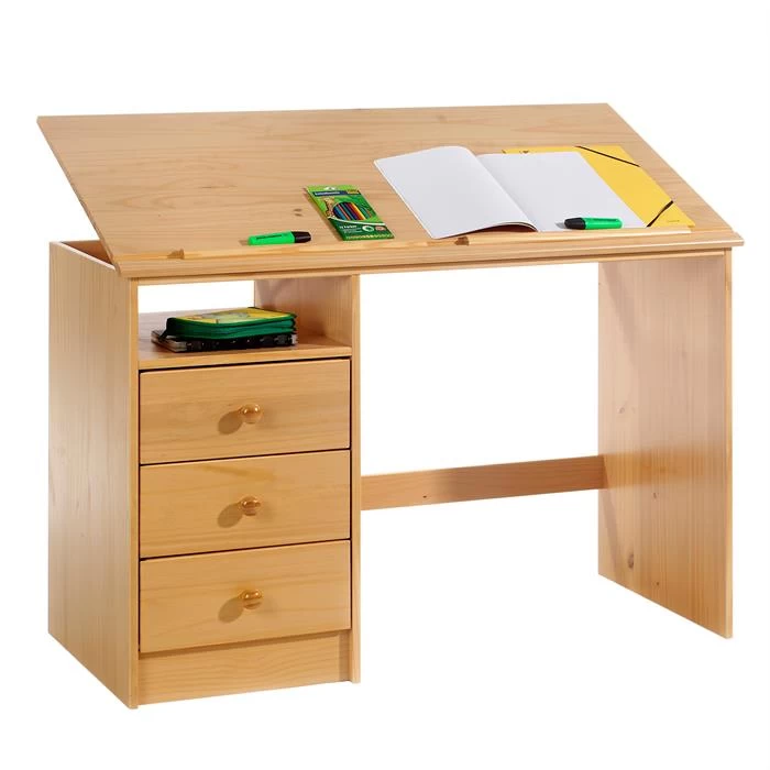 Kinderschreibtisch KEVIN Buchefarben 1 Kinderschreibtisch KEVIN Buchefarben