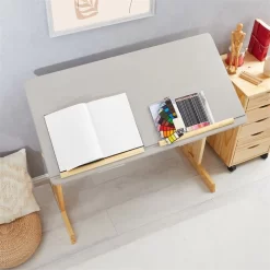 Kinderschreibtisch OLIVIA Aus Kiefer Mit Schubladen In Natur/grau 8 Kinderschreibtisch OLIVIA Aus Kiefer Mit Schubladen In Natur/grau -Berühmt Möbel 7267 AC4