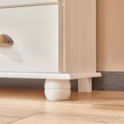 Sekretär GOMES Mit 3 Schubladen Und 2 Fächer Aus Kiefer Weiß -Berühmt Möbel 7270 AC6