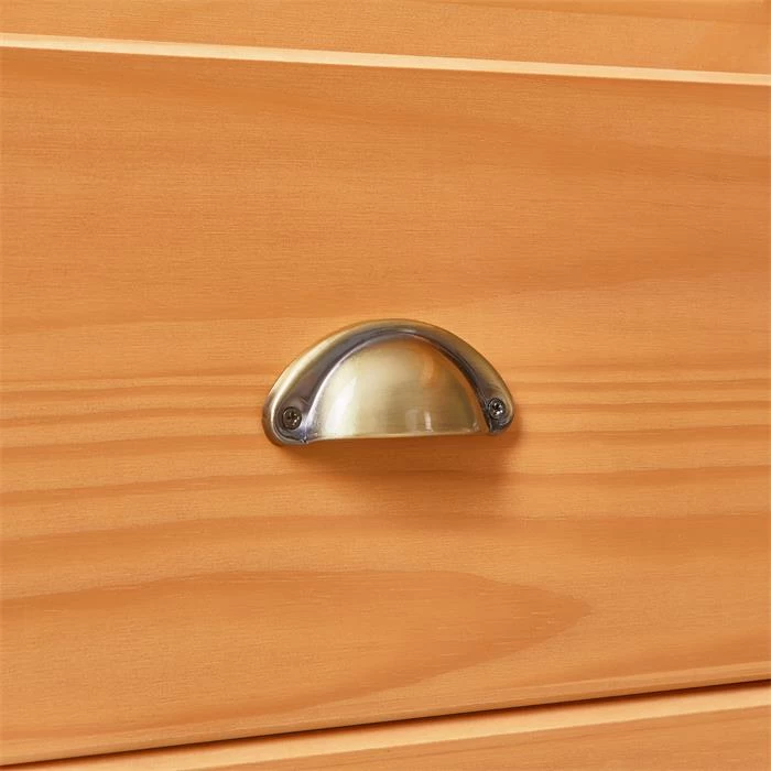 Sekretär GOMES Mit 3 Schubladen Und 2 Fächer Aus Kiefer Gebeizt 6 Sekretär GOMES Mit 3 Schubladen Und 2 Fächer Aus Kiefer Gebeizt – Bild 6