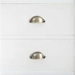 Schreibtisch LANA Aus Kiefer In Weiß Mit 5 Schubladen Und Muschelgriffen 11 Schreibtisch LANA Aus Kiefer In Weiß Mit 5 Schubladen Und Muschelgriffen -Berühmt Möbel 7281 AC6