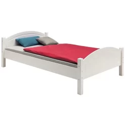 Massivholzbett FLIMS In Weiß 100 X 200 Cm