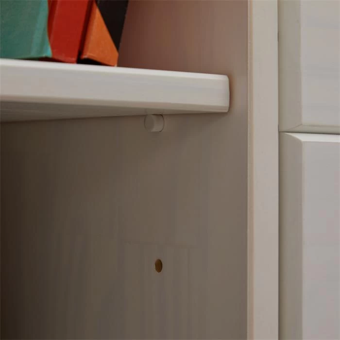 Kommode RONDO Mit 4 Schubladen, Kiefer In Weiß/rosa 6 Kommode RONDO Mit 4 Schubladen, Kiefer In Weiß/rosa – Bild 6