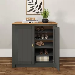 Kommode BOLTON Mit 2 Türen, Kiefer In Anthrazit/braun 8 Kommode BOLTON Mit 2 Türen, Kiefer In Anthrazit/braun -Berühmt Möbel 80142 AC2