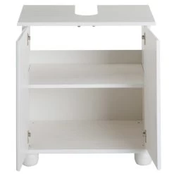 Waschbeckenunterschrank COLMAR Mit 2 Fächer In Weiß -Berühmt Möbel 80357 3