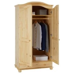 Kleiderschrank BERGEN Mit 2 Türen, Kiefer Natur 8 Kleiderschrank BERGEN Mit 2 Türen, Kiefer Natur -Berühmt Möbel 8070 2 N1