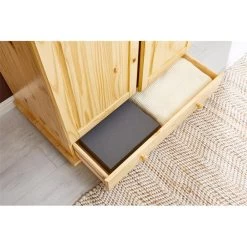 Kleiderschrank BERGEN Mit 2 Türen, Kiefer Natur 11 Kleiderschrank BERGEN Mit 2 Türen, Kiefer Natur -Berühmt Möbel 8070 A8