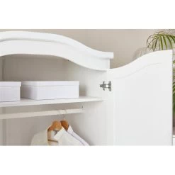 Kleiderschrank BERGEN Mit 2 Türen, Kiefer Weiß 10 Kleiderschrank BERGEN Mit 2 Türen, Kiefer Weiß -Berühmt Möbel 8071 A4