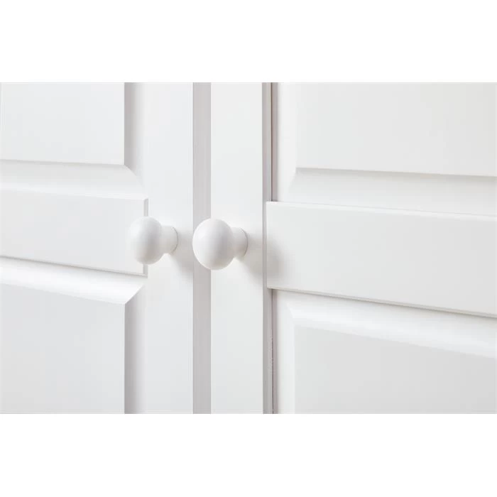 Kleiderschrank BERGEN Mit 2 Türen, Kiefer Weiß 6 Kleiderschrank BERGEN Mit 2 Türen, Kiefer Weiß – Bild 6