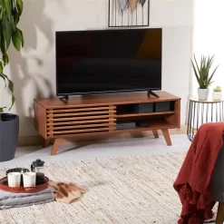 TV Lowboard SEAN In Kastanienfarbe, Kiefer Massiv -Berühmt Möbel 80899 AC2