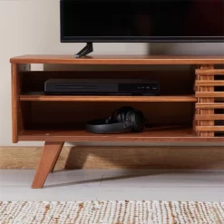 TV Lowboard SEAN In Kastanienfarbe, Kiefer Massiv -Berühmt Möbel 80899 AC4