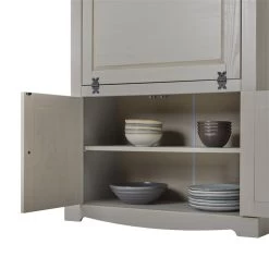 Weinschrank TEQUILA, Kiefer Massiv Grau/braun, Mexiko -Berühmt Möbel 81267 6