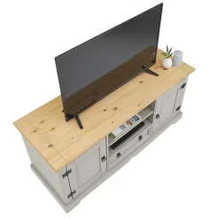 Mexico TV Lowboard TEQUILA In Grau/braun, Kiefer Massiv 8 Mexico TV Lowboard TEQUILA In Grau/braun, Kiefer Massiv -Berühmt Möbel 81274 3