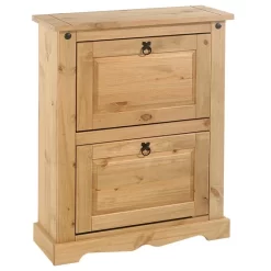 Schuhkipper TEQUILA, Kiefer Massiv, Mit 2 Klappen, Mexiko