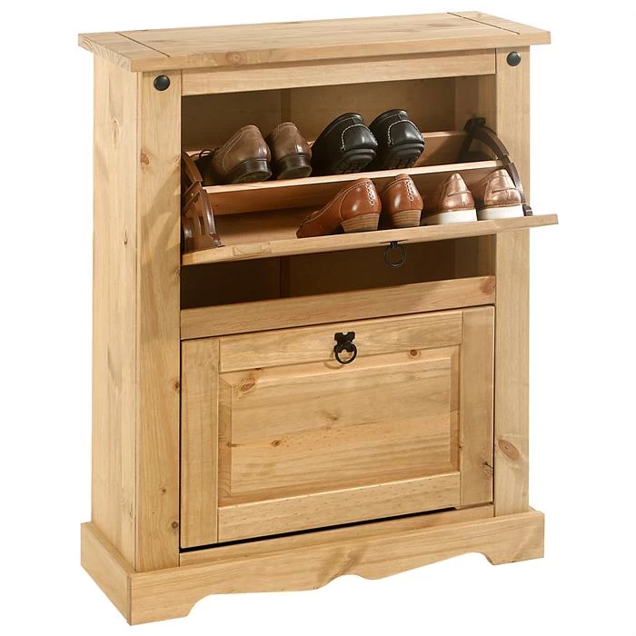 Schuhkipper TEQUILA, Kiefer Massiv, Mit 2 Klappen, Mexiko 3 Schuhkipper TEQUILA, Kiefer Massiv, Mit 2 Klappen, Mexiko – Bild 3