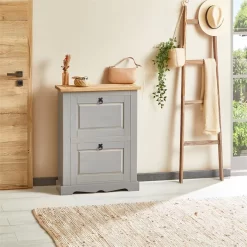 Schuhkipper TEQUILA Mit 2 Klappen Grau/braun, Mexiko 8 Schuhkipper TEQUILA Mit 2 Klappen Grau/braun, Mexiko -Berühmt Möbel 81323 AC2