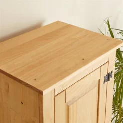 Schuhschrank TEQUILA, Kiefer Massiv, Mit 2 Schubladen Und 8 Fächer, Mexiko -Berühmt Möbel 81324 AC4