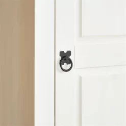 Schuhschrank TEQUILA, Kiefer Massiv Weiß/braun, Mit 2 Schubladen Und 8 Fächer, Mexiko -Berühmt Möbel 81325 AC5