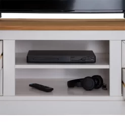 TV Lowboard KENT In Weiß/braun, Kiefer Massiv -Berühmt Möbel 81389 5