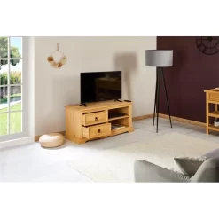 Mexico TV Lowboard TEQUILA, Kiefer Massiv -Berühmt Möbel 81407 A2