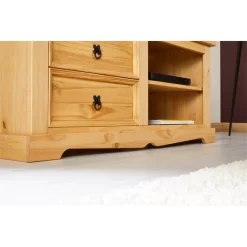 Mexico TV Lowboard TEQUILA, Kiefer Massiv -Berühmt Möbel 81407 A5