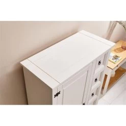 Brotschrank TEQUILA, Massive Kiefer Weiß, Mexiko 9 Brotschrank TEQUILA, Massive Kiefer Weiß, Mexiko -Berühmt Möbel 81409 A3