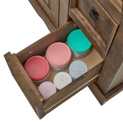 Brotschrank TEQUILA,Kiefer Massiv Braun, Mexiko Stil -Berühmt Möbel 81428 7