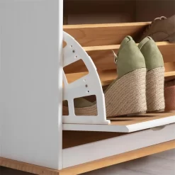 Schuhkipper COLMAR In Weiß/braun Mit 2 Klappen 9 Schuhkipper COLMAR In Weiß/braun Mit 2 Klappen -Berühmt Möbel 8291 A0 6N