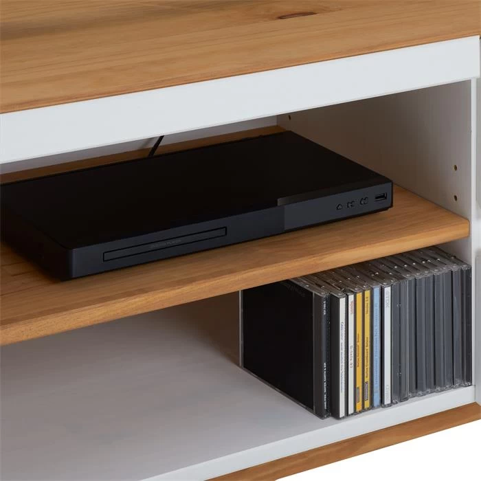 Lowboard TV Möbel TIBOR, Weiß 6 Lowboard TV Möbel TIBOR, Weiß – Bild 6