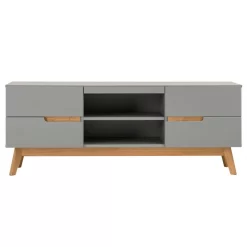 TV Lowboard TIBOR In Grau, Kiefer Massiv 8 TV Lowboard TIBOR In Grau, Kiefer Massiv -Berühmt Möbel 83917 2