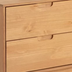 Sideboard TIVOLI, Kiefer Massiv Gebeizt, Mit 2 Türen Und Schubladen -Berühmt Möbel 83930 4