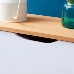 Schuhschrank BASIL Mit 3 Kipper In Weiß/braun, Kiefer Massiv -Berühmt Möbel 84004 A0 7N