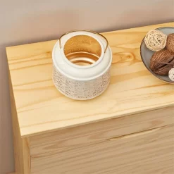 Schuhkipper BASIL Mit 2 Kipper Und In Natur, Kiefer Massiv -Berühmt Möbel 84005 A0 4N