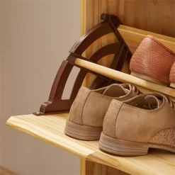 Schuhkipper BASIL Mit 2 Kipper Und In Natur, Kiefer Massiv -Berühmt Möbel 84005 A0 5N