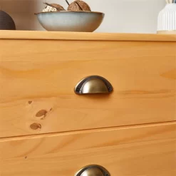 Schubladenschrank PARIS Aus Massiver Kiefer Gebeizt/gewachst Mit 6 Schubladen -Berühmt Möbel 84153 AC5