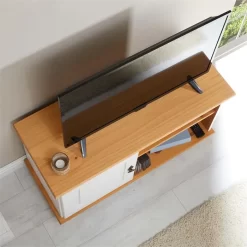 TV Lowboard BELFORT -L In Weiß/braun, Kiefer Massiv -Berühmt Möbel 8448 AC3