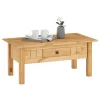 Couchtisch CANCUN Kiefer Massiv Mit 1 Schublade