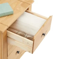 Nachttisch CANCUN Aus Kiefer Mit 3 Schubladen -Berühmt Möbel 91414 4