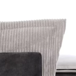 Ecksofa SUBLIMUS Gepolstert, Cord In Hellgrau -Berühmt Möbel 92004 3