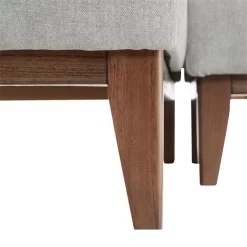 Ecksofa SATIA, Chenille In Hellgrau -Berühmt Möbel 92007 6