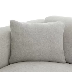 Ecksofa NUBES Inkl. Kissen, Chenille In Hellgrau -Berühmt Möbel 92009 4